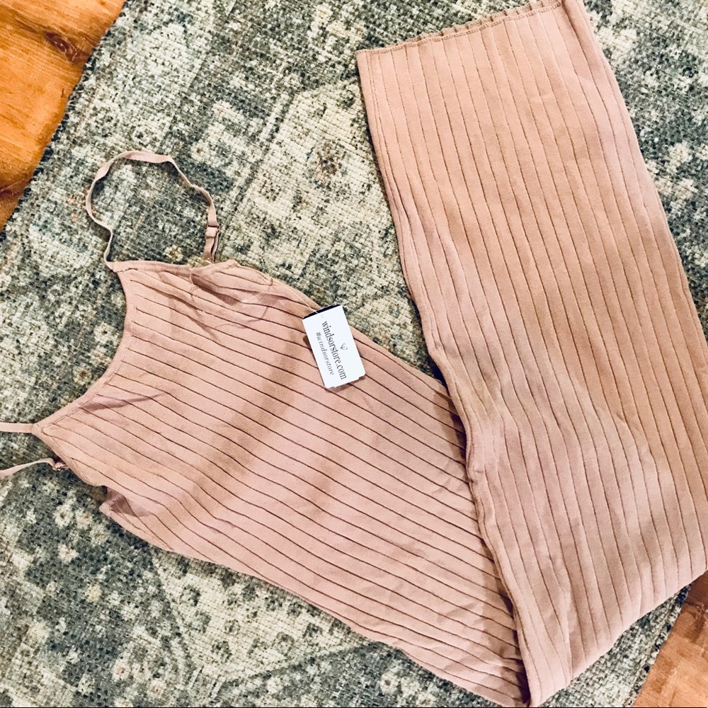 Windsor Pink Long Tight Dress S New